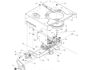 Drive Diagram and Parts List for CC600 (12ACW6M9710)(2020) Cub Cadet Lawn Mower